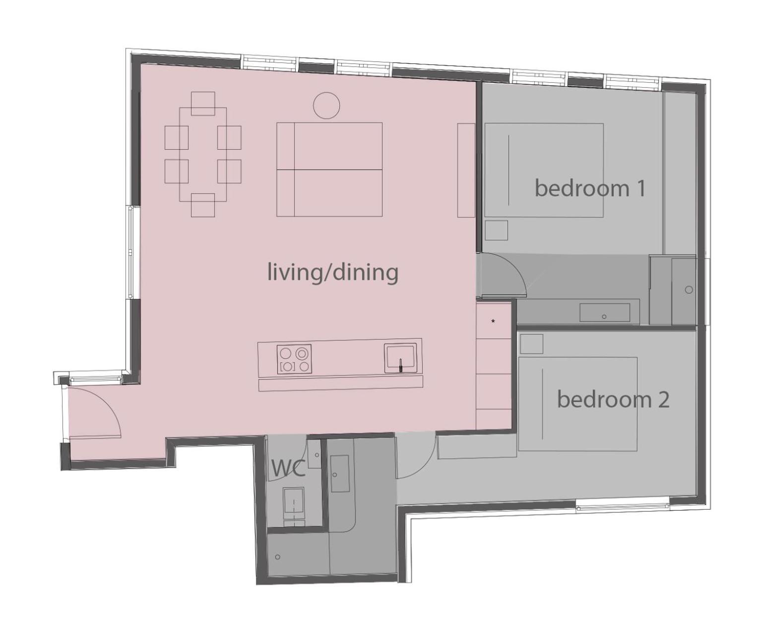 Penthouse View In Town Apartmán